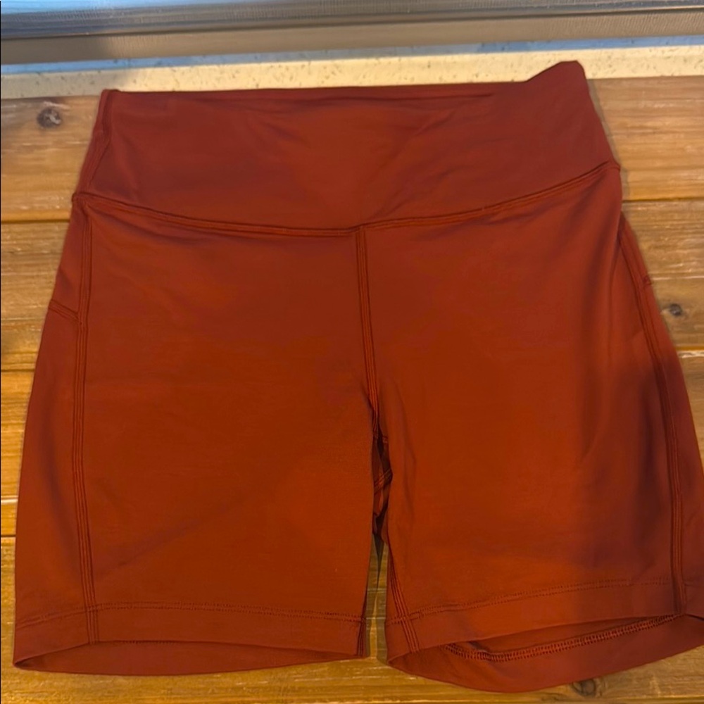 169Outdoor Voices Move Free 6” Biker Shorts Women's Saddle Browns size M